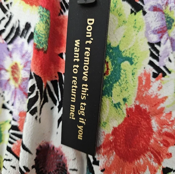 AFRM Revolve Collab Caprice Mini Dress in Summer Daisy Bouquet XS NEW - Picture 5 of 8